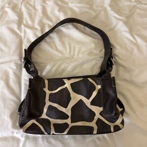 Stylish Brown and Cream Women's Bag